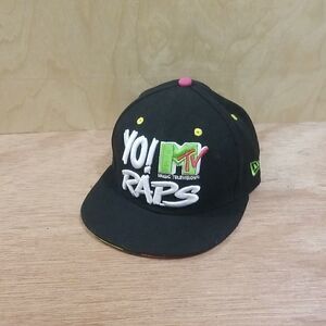 Vintage  New Era MTV Hat Unisex sz 7 1/8